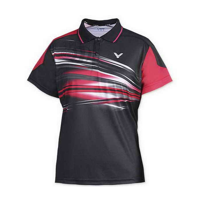 Victor-Polo-S-5602-Black/Red-Lady-1 Victor-Polo-S-5602-Black/Red-Lady-1