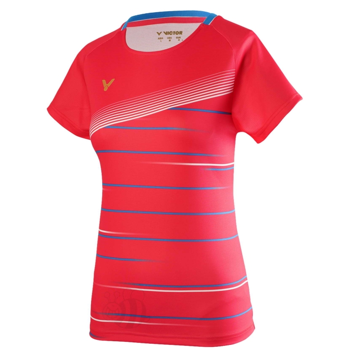 Victor-T-shirt-T-01003-Red-Lady-1 Victor-T-shirt-T-01003-Red-Lady-1
