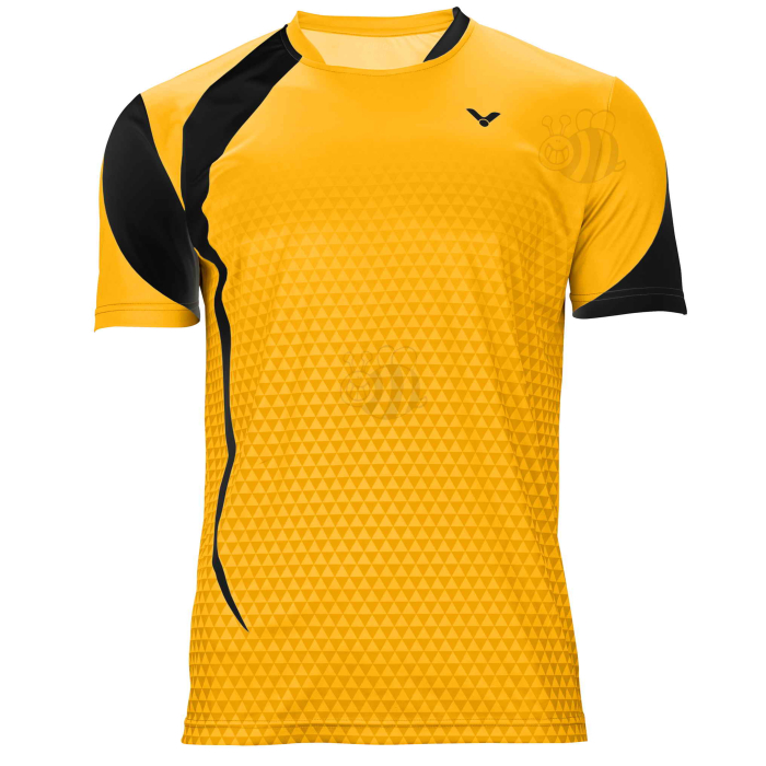 Victor-T-shirt-T-13103-Eco-Yellow/Black-1 Victor-T-shirt-T-13103-Eco-Yellow/Black-1