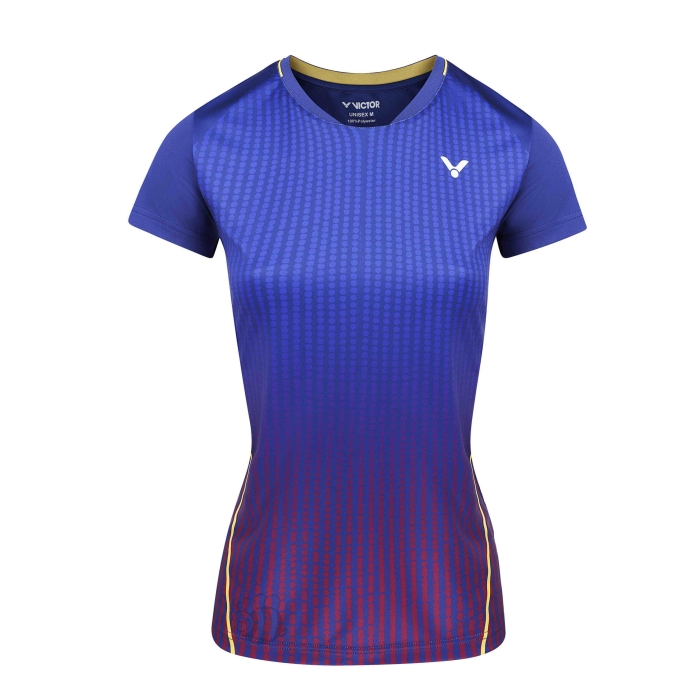 Victor-T-shirt-T-14101-Blue/Red-Lady-1 Victor-T-shirt-T-14101-Blue/Red-Lady-1