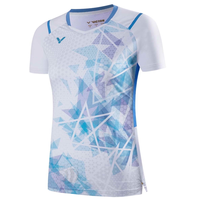 Victor-T-shirt-T-41001TD-White-Lady-1 Victor-T-shirt-T-41001TD-White-Lady-1