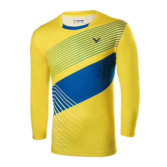 Victor-T-shirt-T-75100-Yellow-Longsleeve-1 Victor-T-shirt-T-75100-Yellow-Longsleeve-1