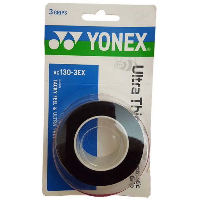 Yonex-Overgrip-AC-130-3-pak-Black-9363-1 Yonex-Overgrip-AC-130-3-pak-Black-9363-1