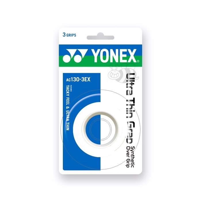 Yonex-Overgrip-AC-130-3-pak-White-9364-1 Yonex-Overgrip-AC-130-3-pak-White-9364-1