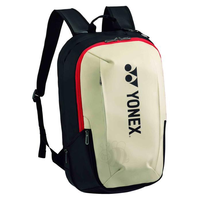 Yonex-Rugzak-82412EX-Black/Beige-5598-1 Yonex-Rugzak-82412EX-Black/Beige-5598-1
