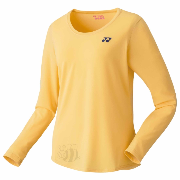 Yonex-T-shirt-16431-Yellow-Longsleeve-Lady-1 Yonex-T-shirt-16431-Yellow-Longsleeve-Lady-1