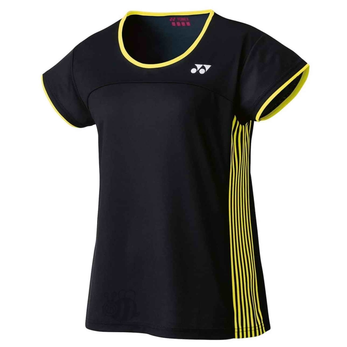 Yonex-T-shirt-16445-Black-Lady-1 Yonex-T-shirt-16445-Black-Lady-1