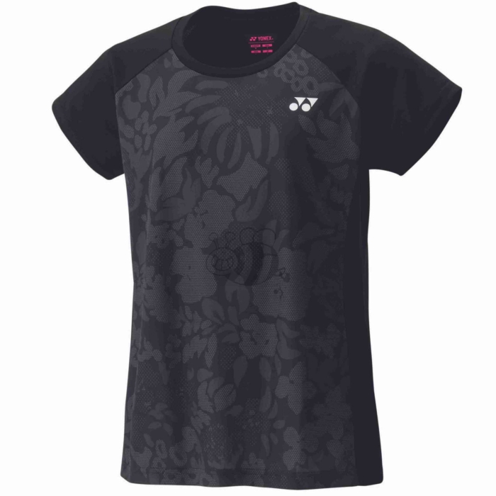 Yonex-T-shirt-16633-Black-Lady-1 Yonex-T-shirt-16633-Black-Lady-1